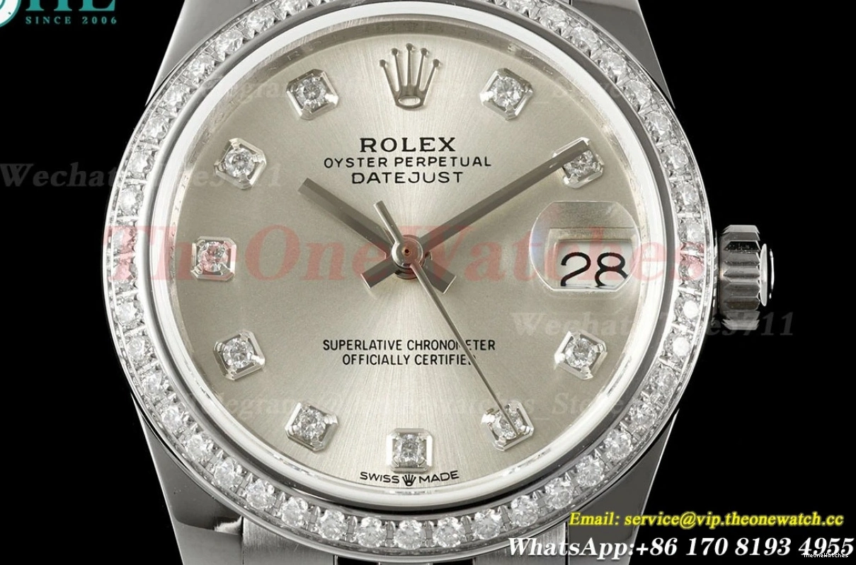 JARF Jub 31mm Silver Datejust SS SS A2236 Dia 278274 Dia 0418